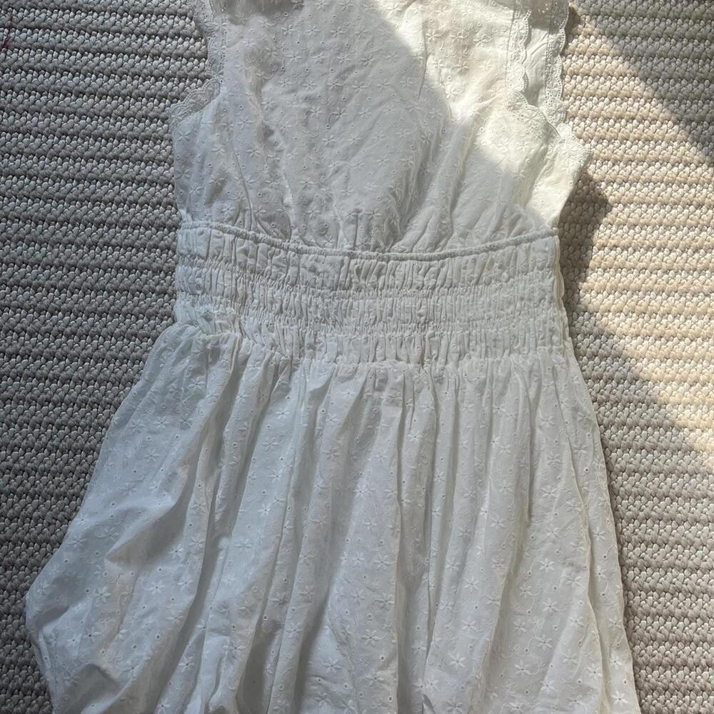 Princess Polly Vittoria Bubble Hem Mini Dress White - Picture 4 of 6